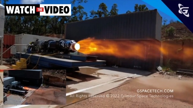 Gilmour Space Technologies rocket test