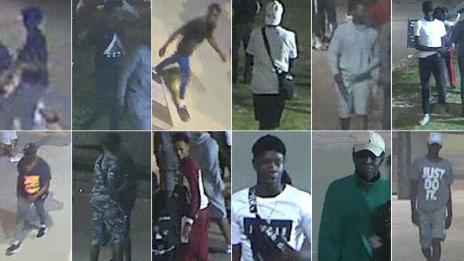 Police are searching for a number of youths who could assist them with inquiries following an attack on the St Kilda foreshore.