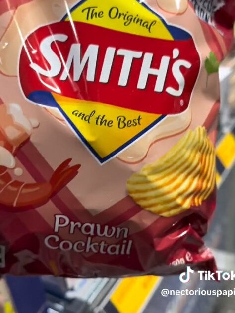 Aussies are keen to try the Prawn Cocktail flavour. Picture: TikTok/@nectoriouspapi1