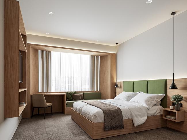 Example of the Hilton Garden Inn's room. Picture: Supplied.