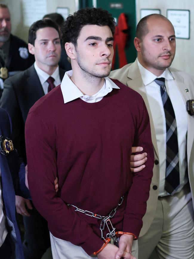 Accused killer Luigi Mangione. Picture: AFP