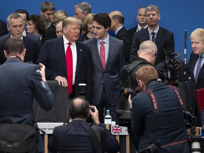 President Donald Trump at the NATO Summit in 2019 Picture: Getty Images