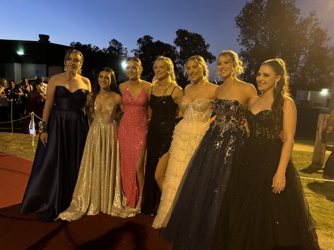 The students from Nanango State School celebrate their formal.