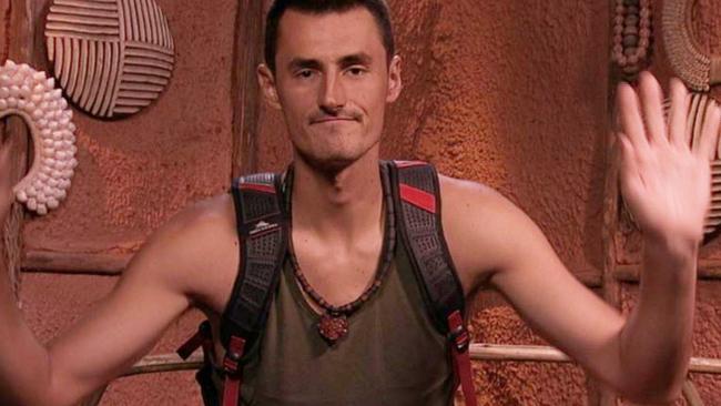 Bernard Tomic I'm a Celebrity Get Me Out of Here. Picture: Channel 10