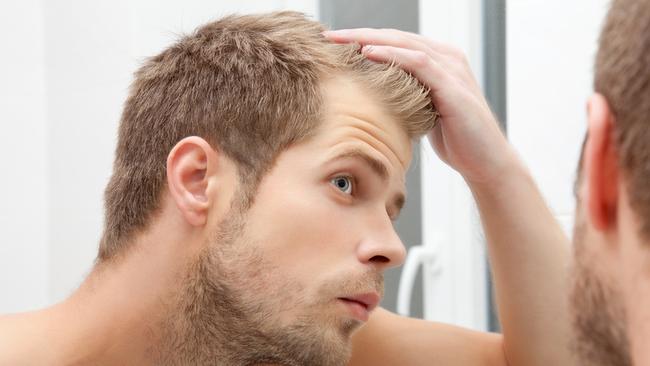 Almost half of men experience hair loss.