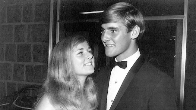 Lynette and Chris Dawson as a young couple.