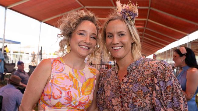 Suse Forrest and Emily Hardy at the 2023 Darwin Cup. Picture: Pema Tamang Pakhrin