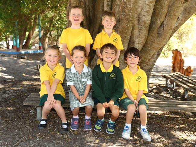 Point Lonsdale Primary School 2025 preps front Audrey Roberts, Tully Broderick, Malakai Seminet, Oscar Lo. Back Otis Wilson, Teddy Casey