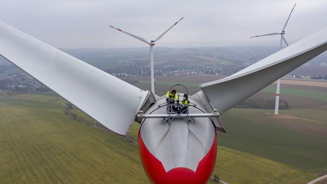 European countries are accelerating plans to switch to wind and solar power and to lessen their reliance of Russian oil and gas. Picture: Zuma Press