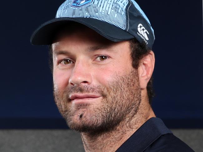 Captain Boyd Cordner at the NSW Origin training camp held at the NSWRL Centre of Excellence in Sydney Olympic Park. Picture: Jonathan Ng