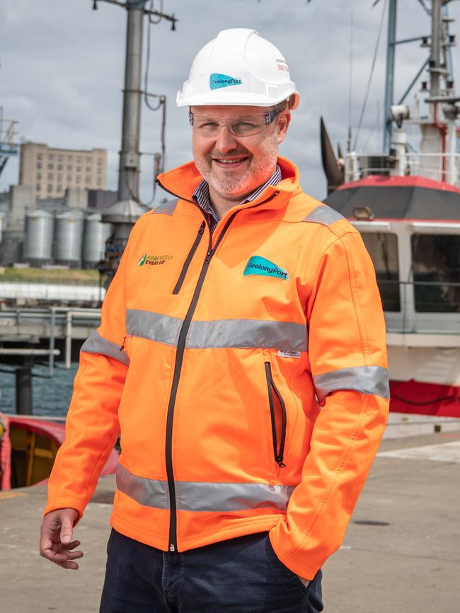 GeelongPort chief executive Brett Winter. Picture: Brad Fleet.