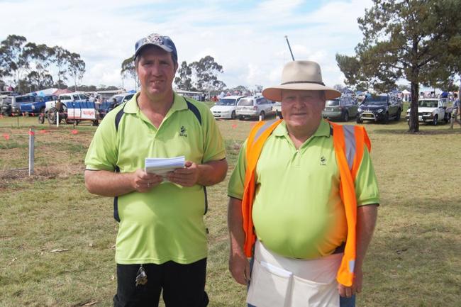 Leonard Olsson and Greg Janieson from the South Burnett Autism Support Group.