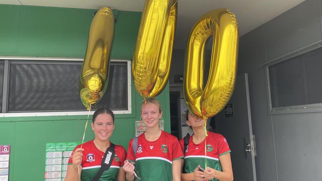 Georgie Watterson, middle played in her 100th match for the Sandgate Hawks.