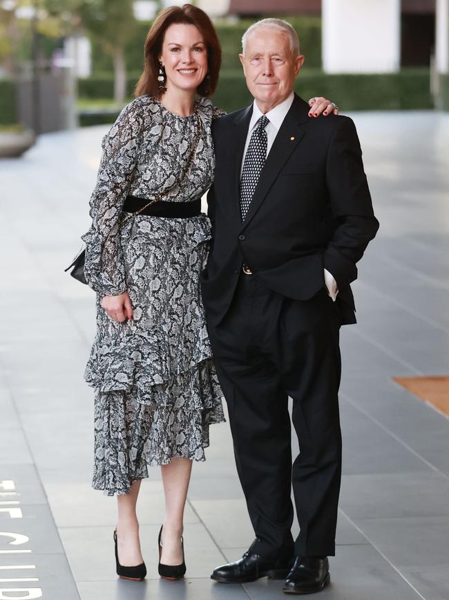 Fiona Rowland with her father Peter Rowland. Picture: Gazi Photos