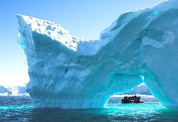 Haunting ... the sound of crackling ice - termed "little voices" by past explorers - continues to lure many to Antarctica. Picture: James Frankham.