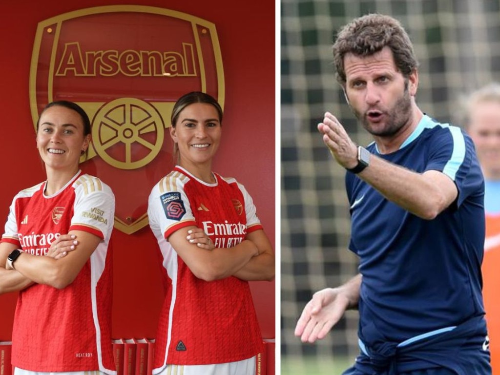 Former Arsenal women’s coach Joe Montemurro will attempt to plot the downfall of his old club next month.