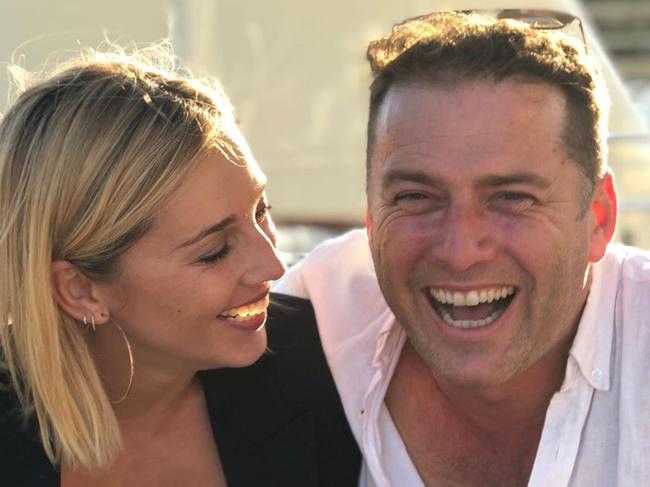 Jasmine and Karl Stefanovic. Picture: @jasyarby/Instagram