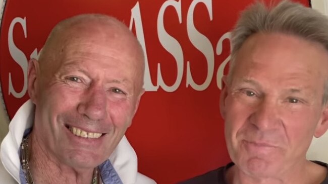 Don Scott and Sam Newman will be without executive producer Rod Law. Picture: Instagram