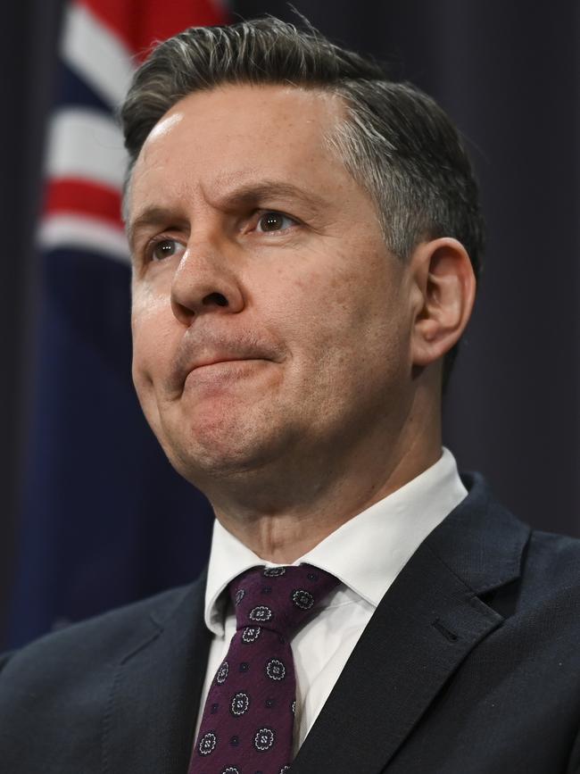 Health Minister Mark Butler. Picture: NewsWire / Martin Ollman