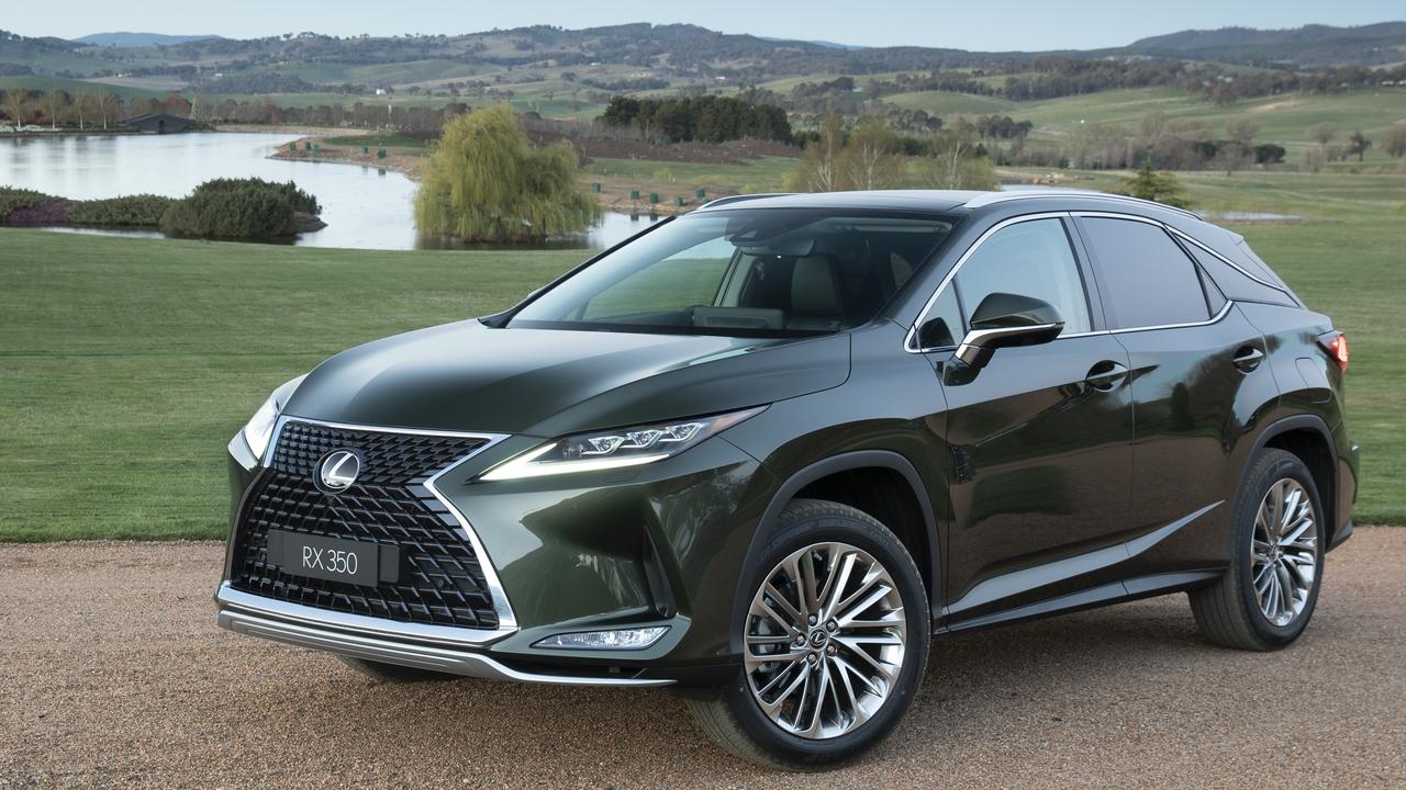 The Lexus RX 350 range is cheaper than rivals and well equipped. Picture: Supplied (Sports Luxury model shown).