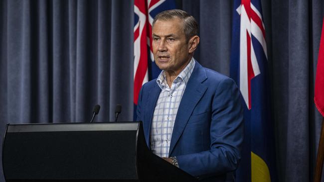 WA Health Minister Roger Cook revealed a truck driver spent two days in the state before testing positive. NCA NewsWire / Tony McDonough