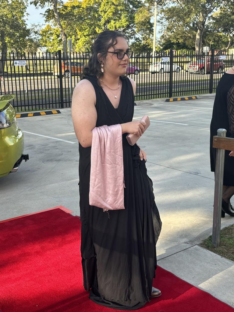 Students arrive at the Maryborough State High School formal.