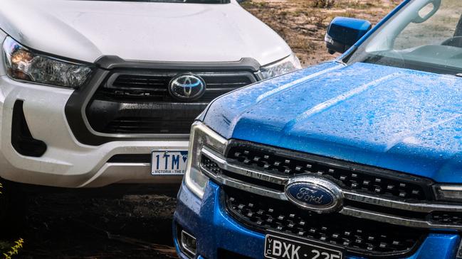 Toyota HiLux and Ford Ranger