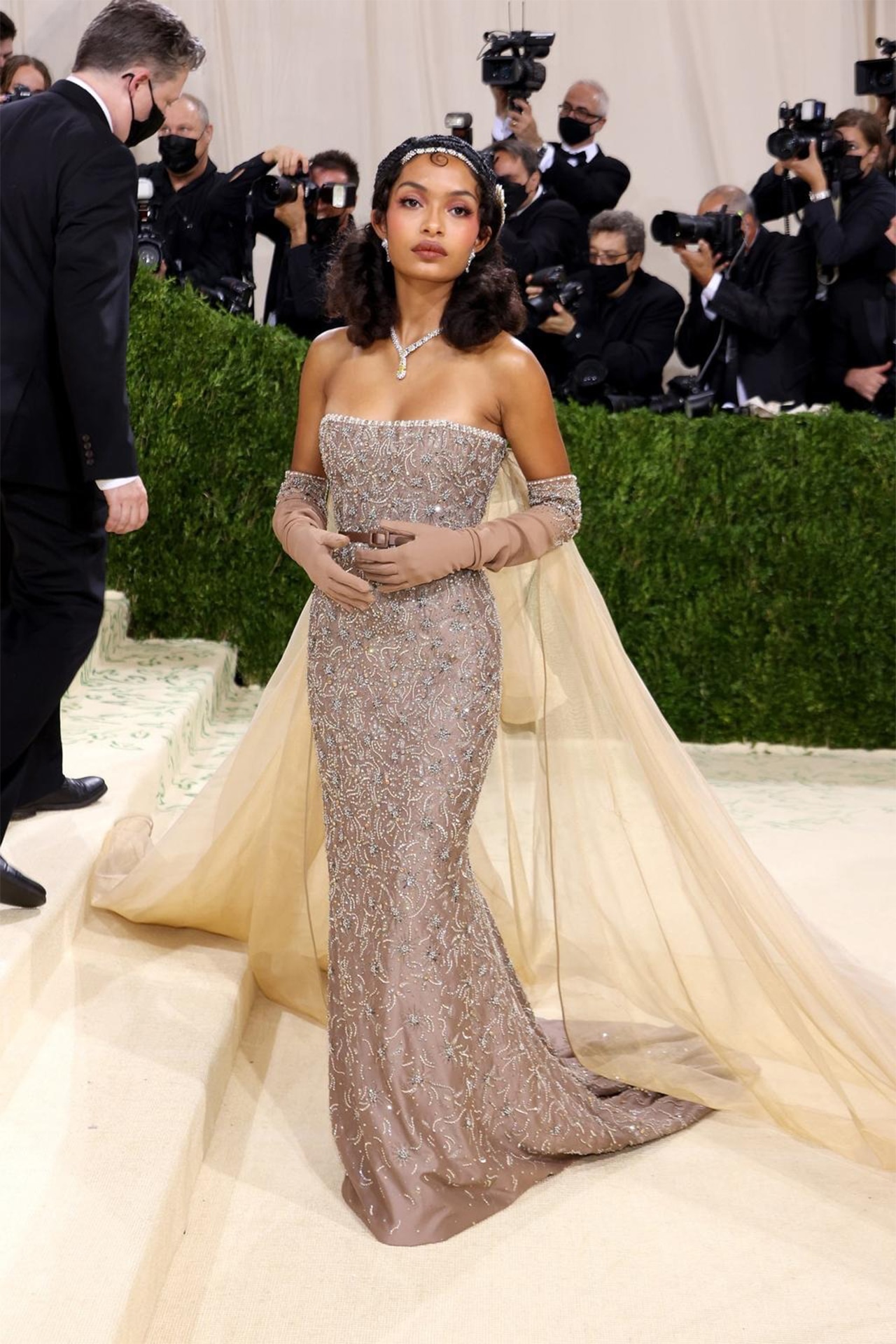 Yara Shahidi attends the 2021 Met Gala.