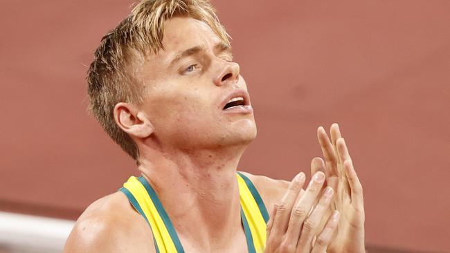 Tokyo 2020 Olympic Games Day 15. 07/08/21. Athletics finals at the Tokyo Olympic Stadium in Tokyo, Japan. Australias Stewart McSweyn in the Mens 1500m Final. Picture: Alex Coppel.