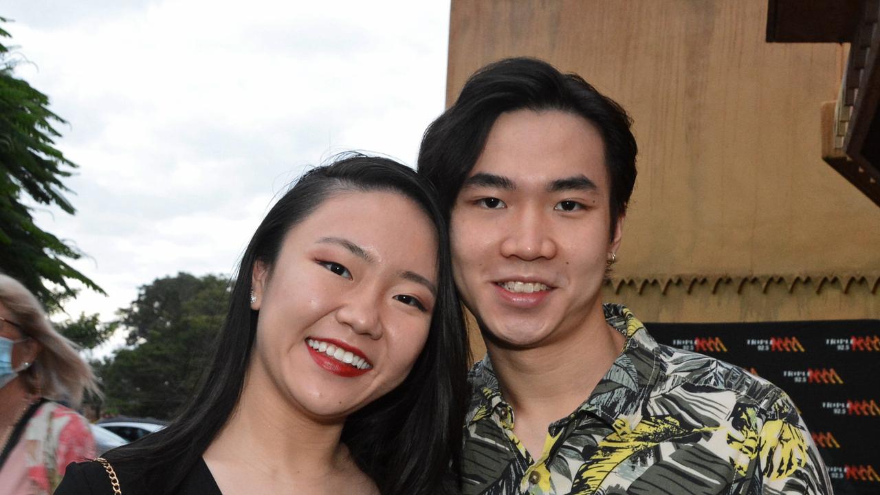 Katherine Wellings and Henry He at opening night of ‘Sanctuary’ at Dracula’s Cabaret, Broadbeach. PIC: (c) Regina King