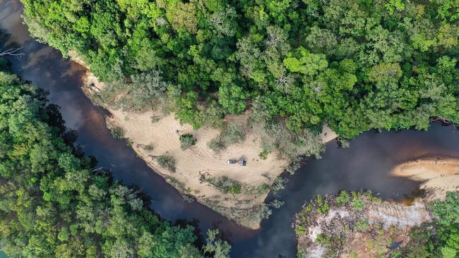 A search is underway for a 65-year-old Kevin Darmody, believed to have been taken by a crocodile at the Kennedy Bend camping area in Lakefield National Park, 340km north west of Cairns. The last crocodile fatality in Queensland was at Hinchinbrook Island in February 2021. Picture: Supplied