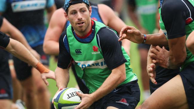 Bernard Foley during Waratahs training Bus Loop oval, Moore Park. Picture. Phil Hillyard