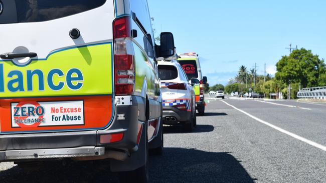 Queensland Fire and Emergency Services, police and ambulance crews were at the scene of a house fire at Gable St, East Mackay on Friday April 17. Photo: Zizi Averill. Generic