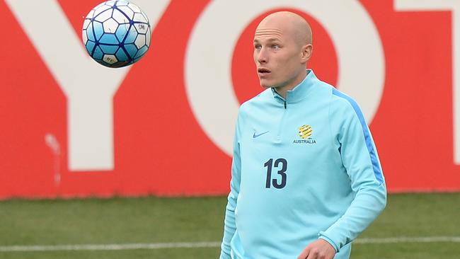 Aaron Mooy will return for the must-win game against Thailand. Picture: AAP