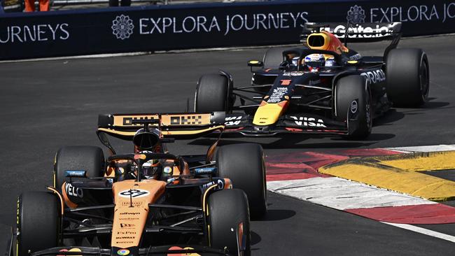 The Monaco track once again produced a long queue of cars. (Gabriel Bouys/Pool Photo via AP)