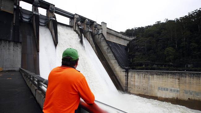 There are fears that water bills could rise if the dam’s capacity was lowered. Picture: Sam Ruttyn