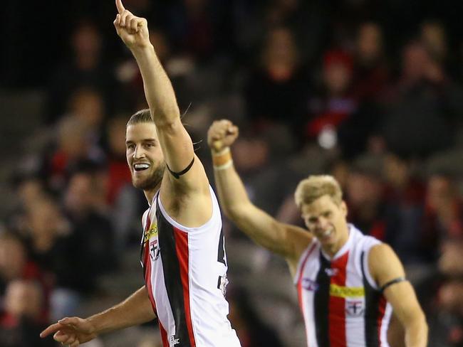 Josh Bruce led the Saints attack from the outset.