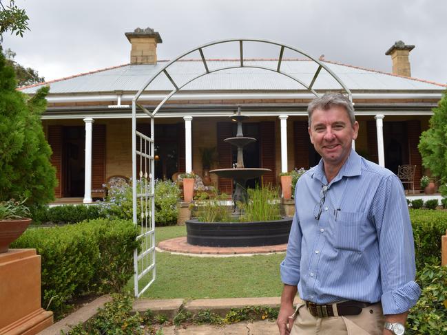 Warwick Real Estate marketing agent Doug Rickert at "Hillside", a hidden Warwick gem.