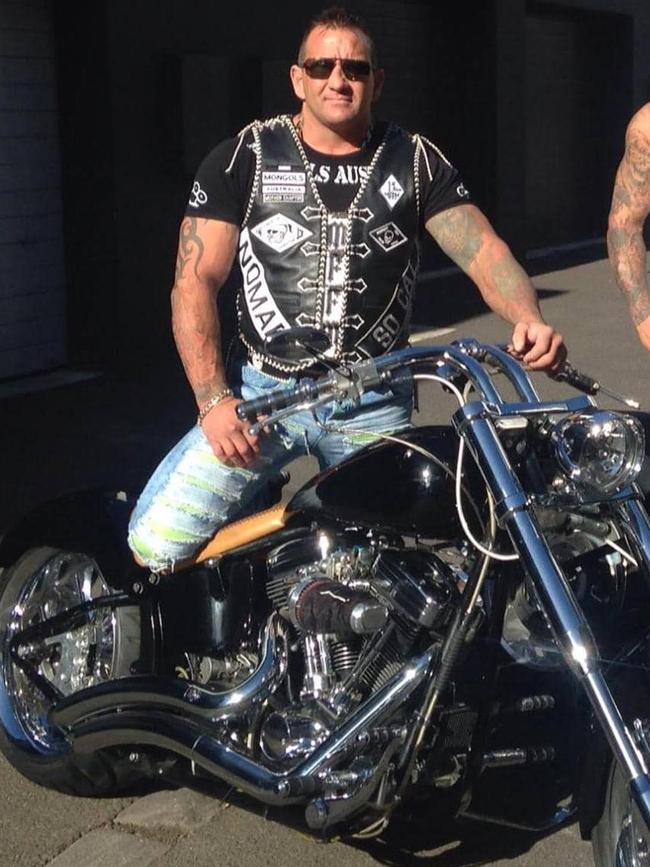 Mongol bikie Shane Bowden.