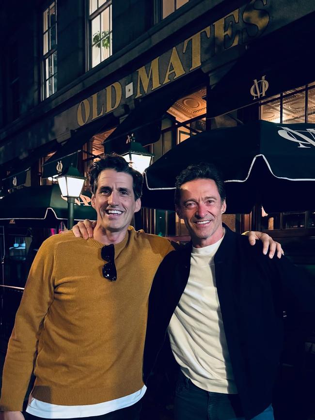 Hugh Jackman and Andy Lee. Picture: Instagram