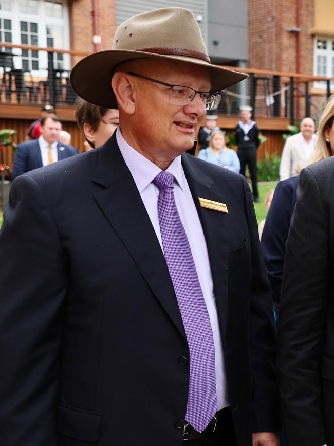 Shane Neumann at Vietnam Veterans’ Day in Ipswich last year. Picture: Tertius Pickard