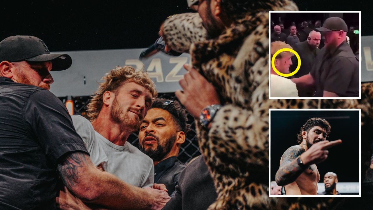 Logan Paul ‘gushing blood’ after Dillon Danis’ wild act at press conference