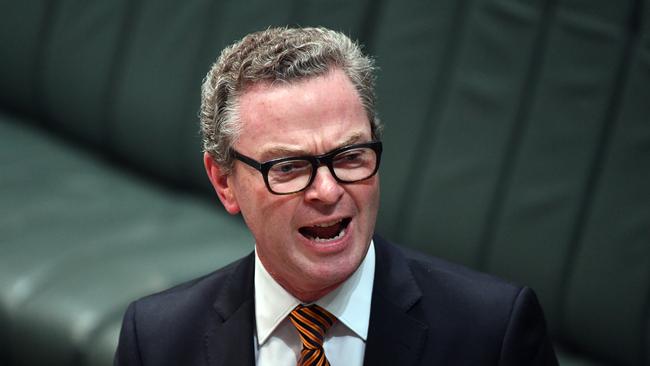 Christopher Pyne apologised to the Liberal Party for his “unhelpful” comments. Picture: AAP Image/Mick Tsikas