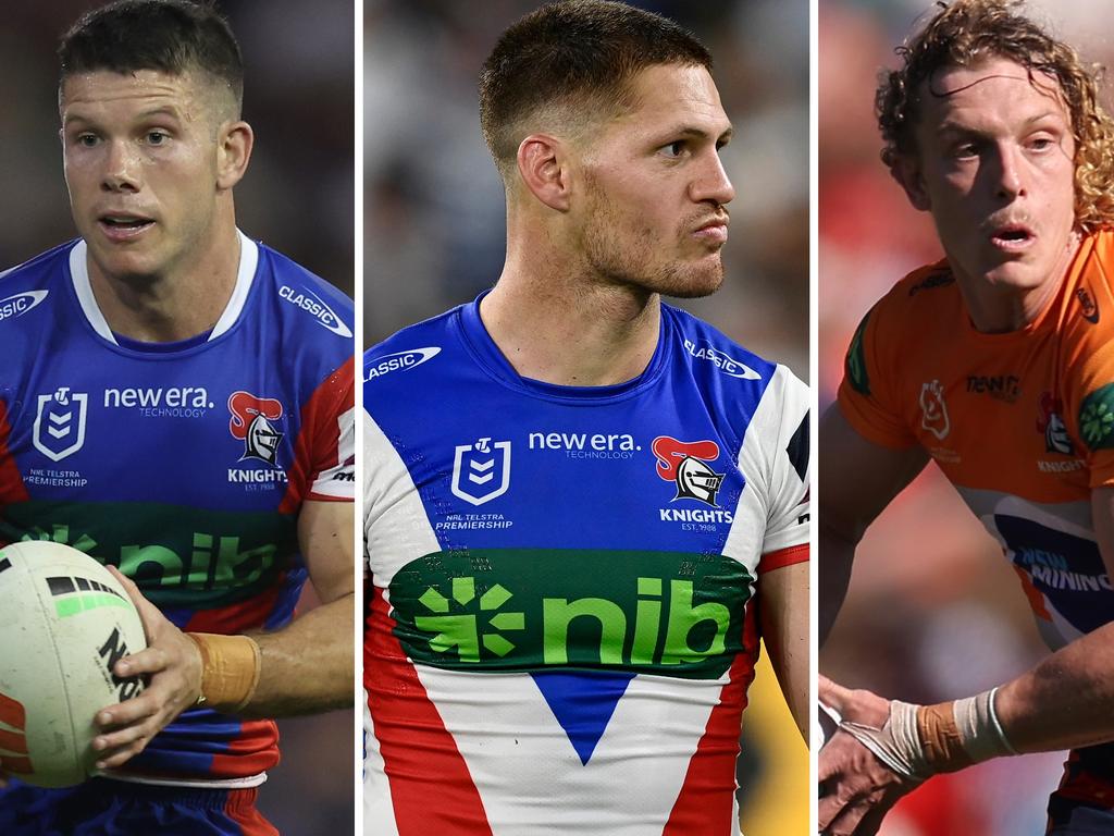 Jack Cogger, Kalyn Ponga and Phoenix Crossland.