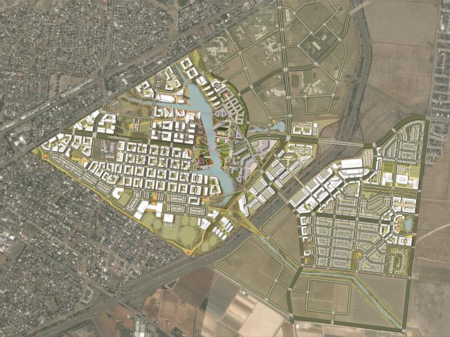 The proposed Australian Education City in Werribee East. Picture: Supplied