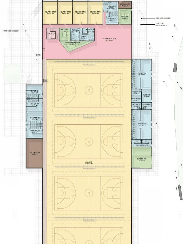 Ground floor plans for the $35m build. IMAGE: Naracoorte Lucindale Council