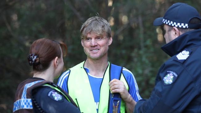 Ben Giggs the man who found William. Lost boy Will Callaghan has been found alive. Wednesday, June 10, 2020. Picture: David Crosling