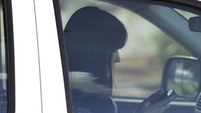 In Victoria, 52 per cent of drivers use their mobile phone while driving. Picture: Supplied