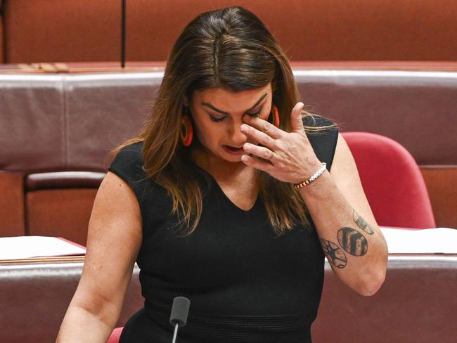 Senator Thorpe says she will continue to speak out against the abuse and harassment that happens in Parliament House. Picture: Martin Ollman