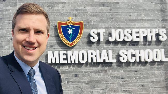 New St Joseph’s Memorial School principal Adam Slater. Picture: Supplied